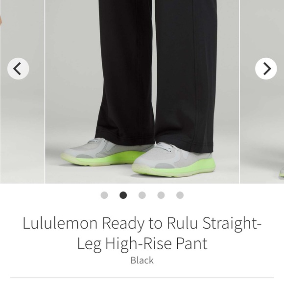 🆕 Lululemon Ready to Rulu Straight Leg Black Pants Sz 12 - Picture 13 of 13